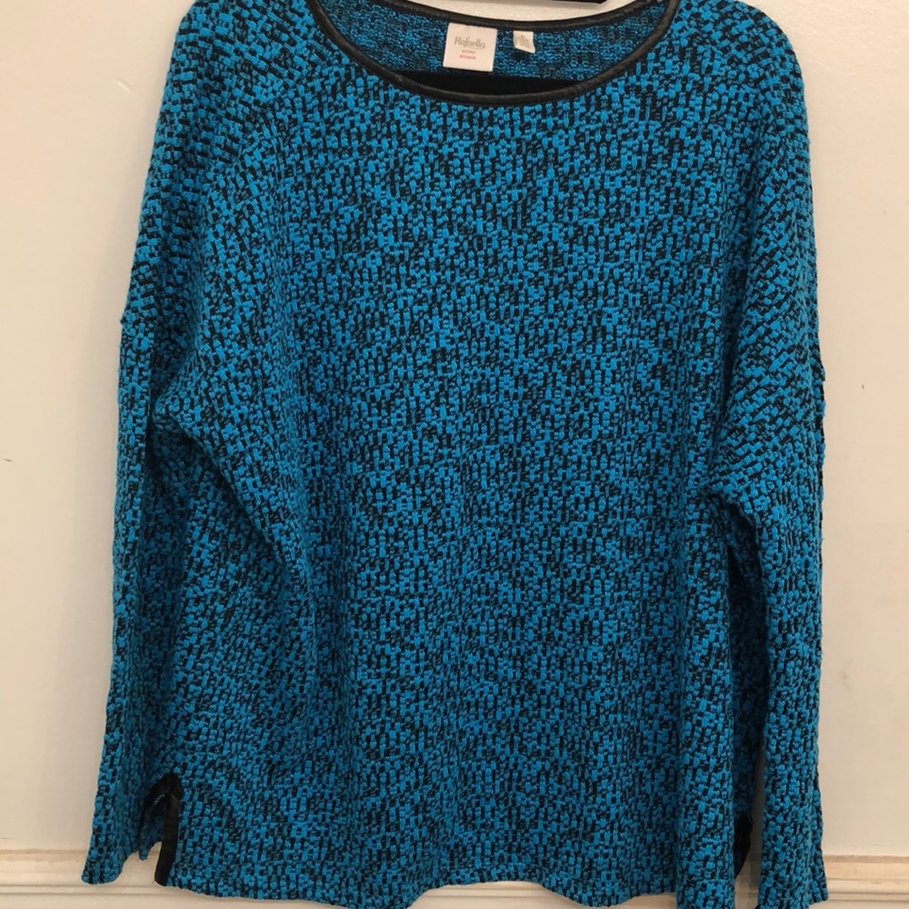 Blue and black sweater by Rafaella Sport